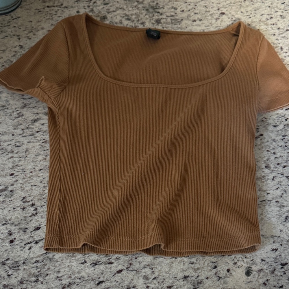 Wild fable Ribbed Brown Top